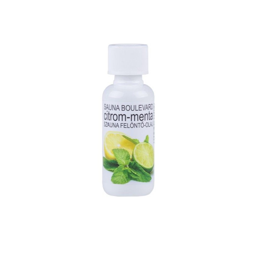SAUNA BOULEVARD szauna illatanyag, Citrom-menta, 100 ml