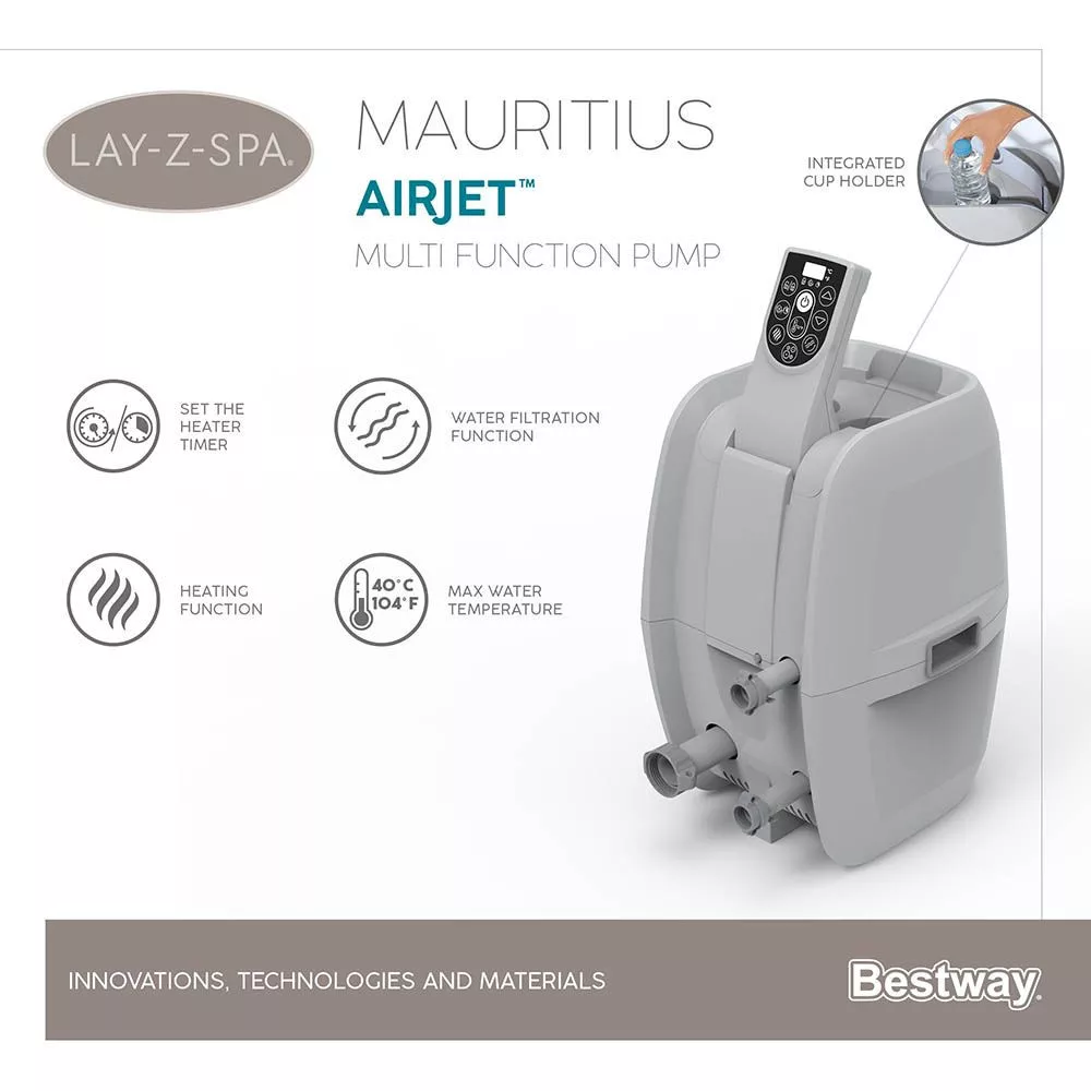MAURITIUS AirJet felfújható masszázsmedence - Image 4