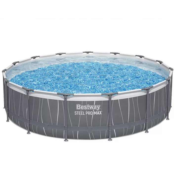 Sayulita LED-es fémvázas medence szett 457 x 107